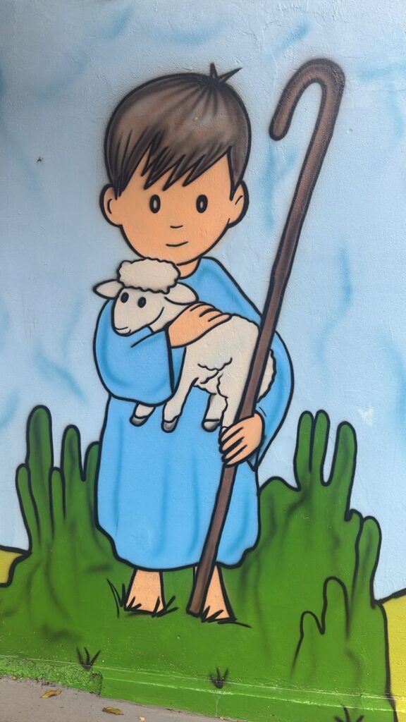 Arte do Pastorzinho na Creche Pastores de Belém